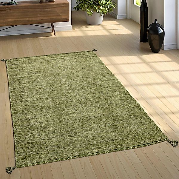 Paco Home Teppich »Kilim 210«, rechteckig, 12 mm Höhe, Handgwebt, Flachgewe günstig online kaufen