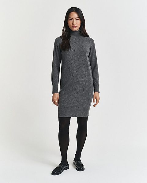 Gant Strickkleid SUPERFINE LAMBSWOOL KNIT Winterkleid, relaxed fit, Rollkra günstig online kaufen