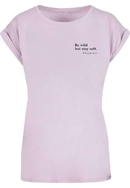 Merchcode T-Shirt "Merchcode Damen Ladies Happines T-Shirt", (1 tlg.) günstig online kaufen