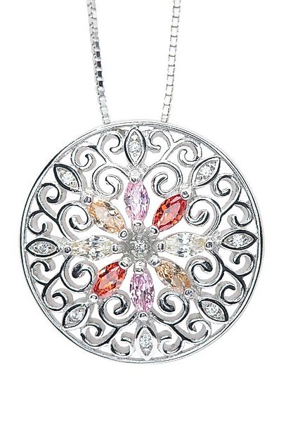 SCHEPPE SCHMUCK Kettenanhänger Damen Anhänger für Kette - ORNAMENT BLÜTE - günstig online kaufen