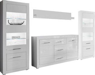 INOSIGN Wohnwand "BIANCO" Set, 4 Stk. tlg. günstig online kaufen