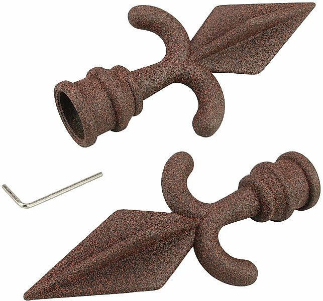 Liedeco Gardinenstangen-Endstück "Amor" für Gardinenstangen Ø 16 mm günstig online kaufen