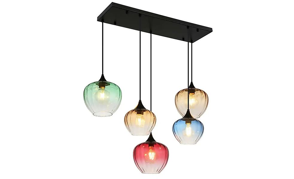 GLOBO LIGHTING Pendelleuchte »SANDER« E27 1 Stk. Gläser, Hängelampe, Wohnzi günstig online kaufen