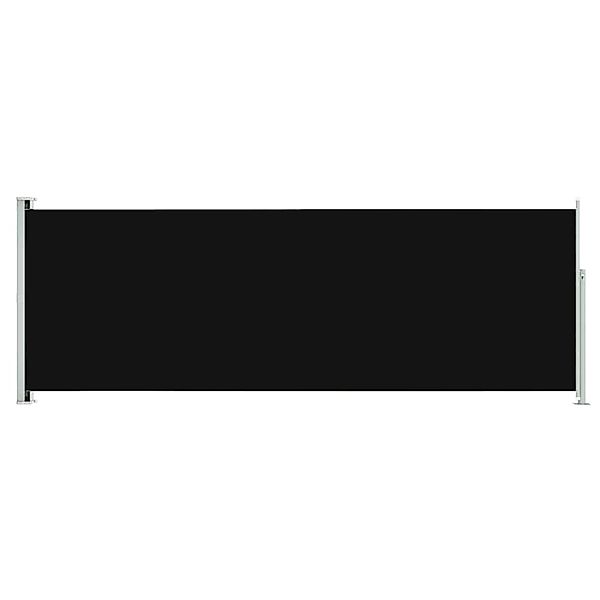 furnicato Seitenmarkise Ausziehbar 220x600 cm Schwarz günstig online kaufen
