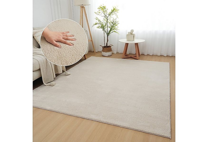 my home Teppich Cali light, weich, modern, waschbar, rechteckig, Höhe: 13 m günstig online kaufen