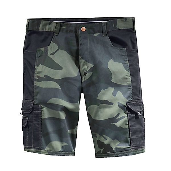 SCHEIBLER WORKWEAR Arbeitsshorts Camouflage mit Hammerschalufe günstig online kaufen