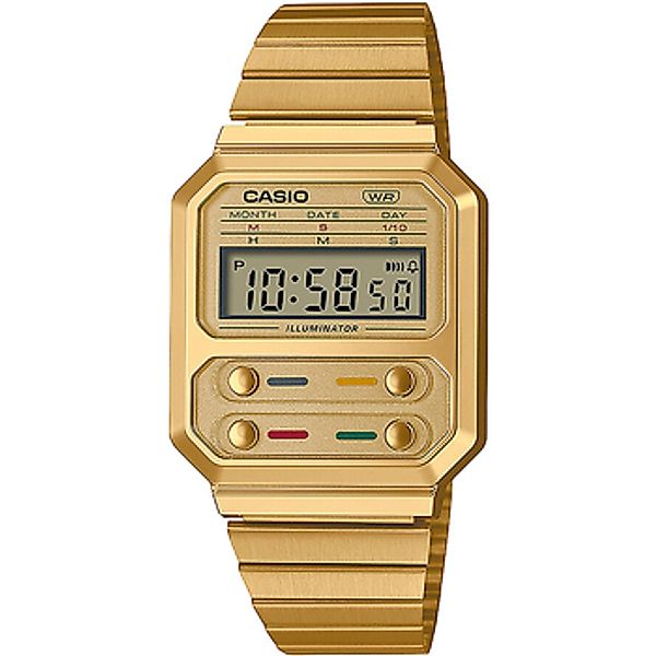 CASIO VINTAGE Chronograph A100WEG-9AEF, Quarzuhr, Armbanduhr, günstig online kaufen