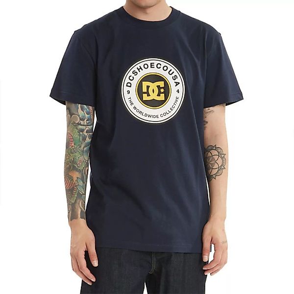 Dc Shoes Shoe Co Collective Kurzärmeliges T-shirt 2XL Navy Blazer günstig online kaufen