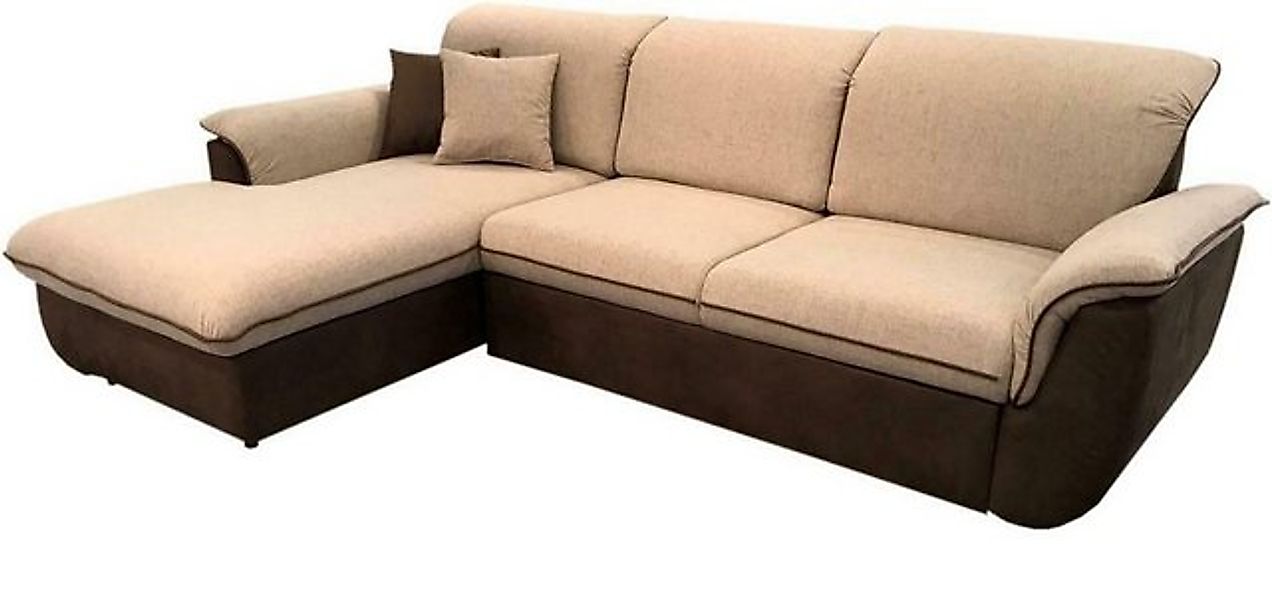 JVmoebel Sofa -Ecksofa Schlafsofa Ecke Bettfunktion Schlafcouches Eckgarnit günstig online kaufen