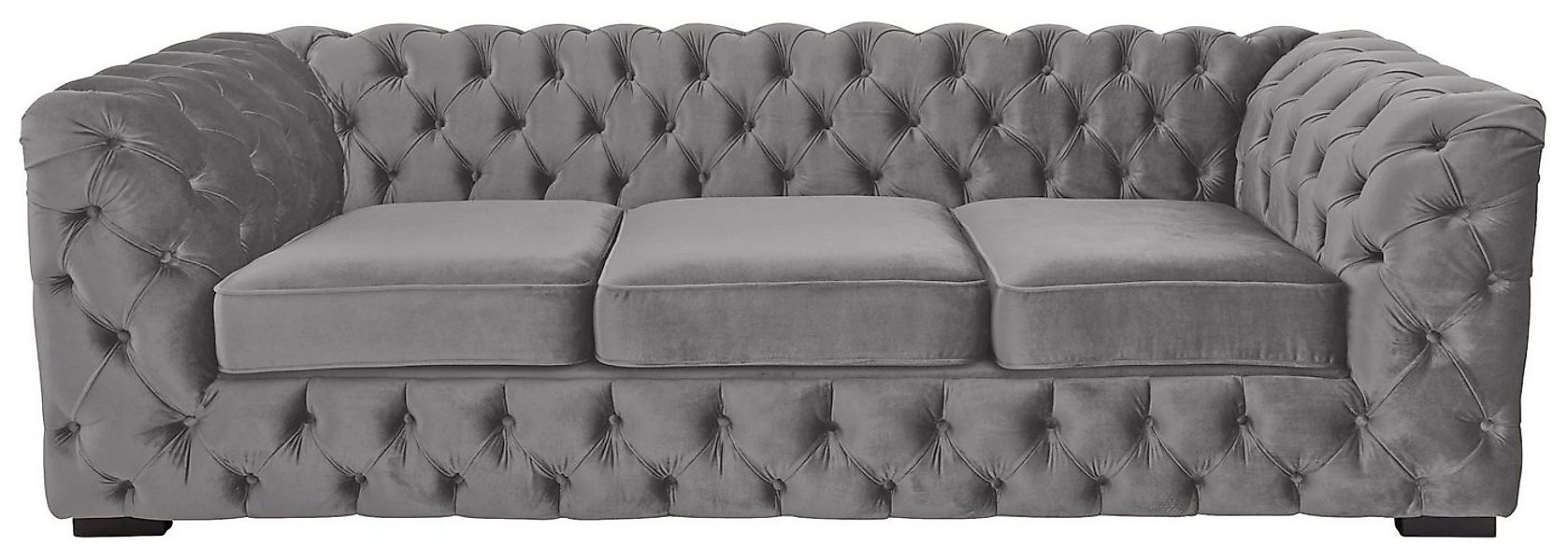 Home affaire Chesterfield-Sofa Kalina, klassische Chesterfield-Knopfheftung günstig online kaufen