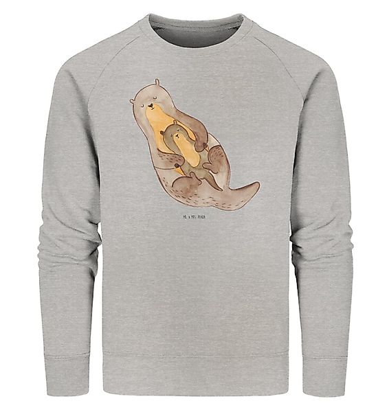 Mr. & Mrs. Panda Longpullover Größe XXL Otter Kind - Heather Grey - Geschen günstig online kaufen