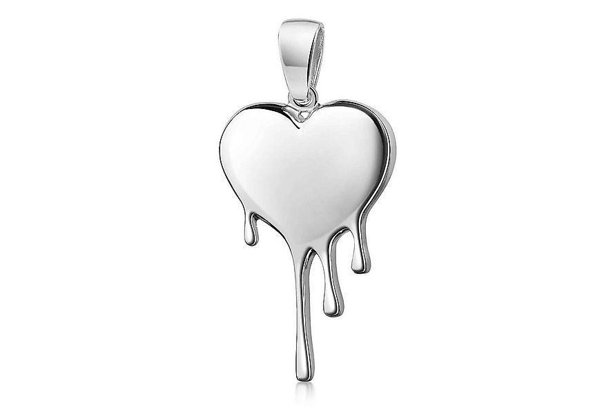 Materia Kettenanhänger Tränendes Herz Liebe Romantik Hochglanz KA-330, 925 günstig online kaufen
