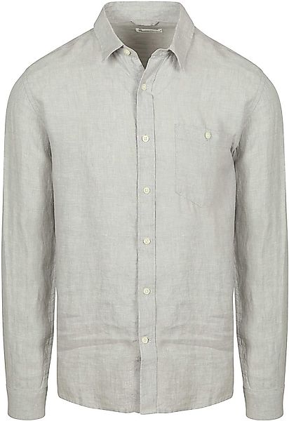 Knowledge Cotton Apparel Shirt Grau - Größe XL günstig online kaufen