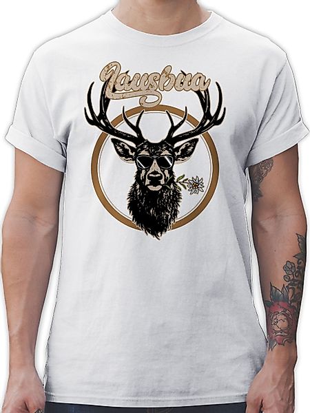 Shirtracer T-Shirt Lausbua Hirsch Hirschgeweih Lausbub günstig online kaufen