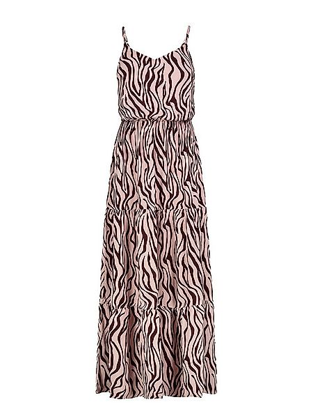 SUBLEVEL Shirtkleid DOB Maxi Volant-Design mit Spaghettiträgern (lang) DOB_ günstig online kaufen