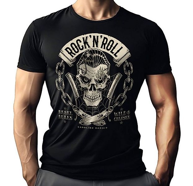 GASOLINE BANDIT® T-Shirt für Rockabilly Fans: günstig online kaufen