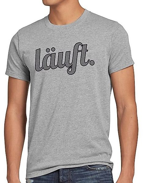 style3 T-Shirt läuft Funshirt Spruchshirt Shirt Fun bei dir meme kult mir t günstig online kaufen