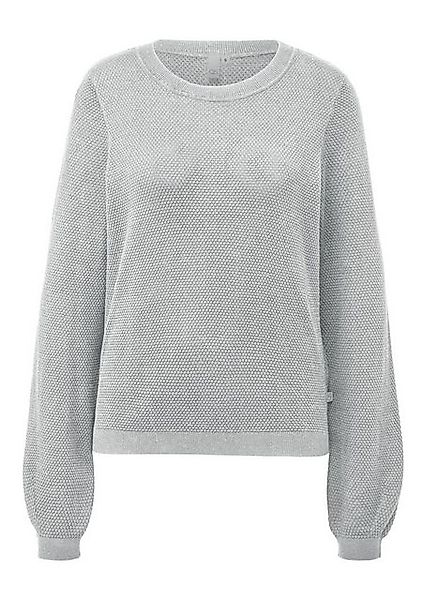 QS Rundhalspullover in Strick Optik günstig online kaufen