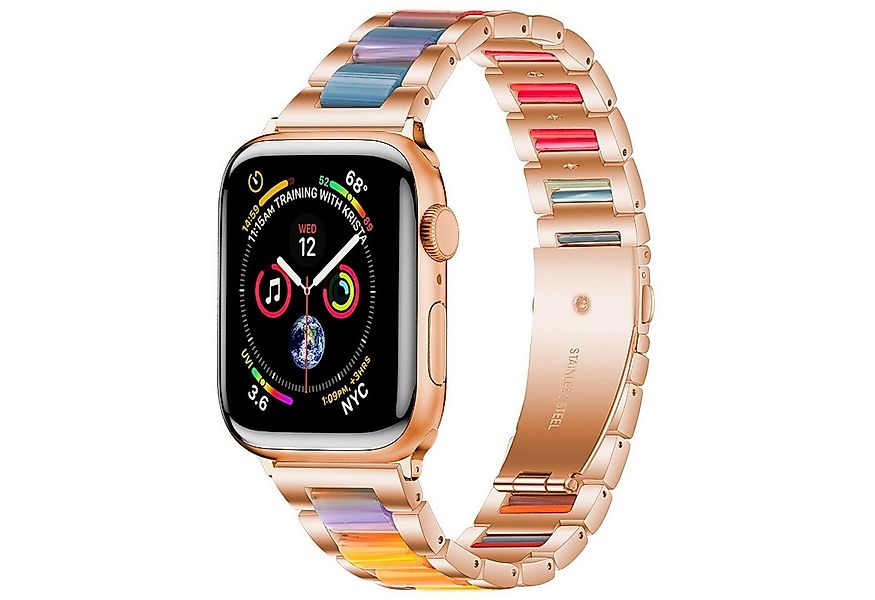 Wigento Smartwatch-Armband Für Apple Watch Series 11 10 42mm / 9 8 7 41mm M günstig online kaufen