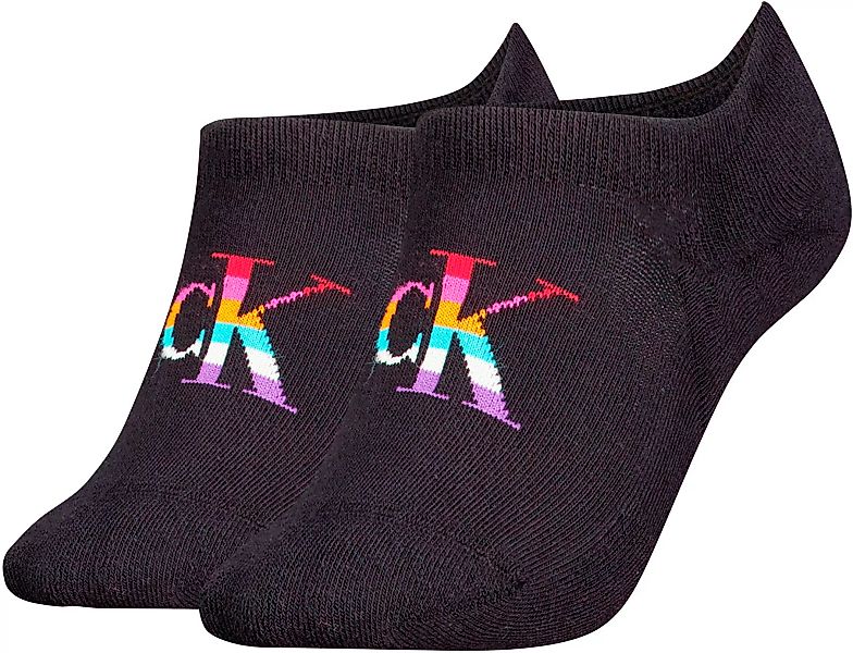 Calvin Klein Jeans Füßlinge "CKJ WOMEN FOOTIE HIGH CUT PRIDE", (Packung, 2 günstig online kaufen