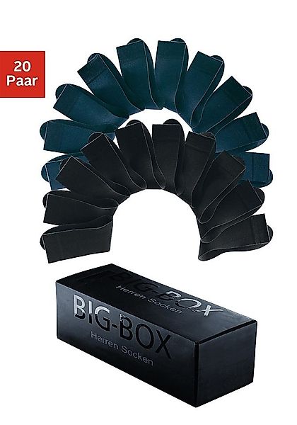 H.I.S Businesssocken, (Box, 20 Paar), in der Big-Box günstig online kaufen