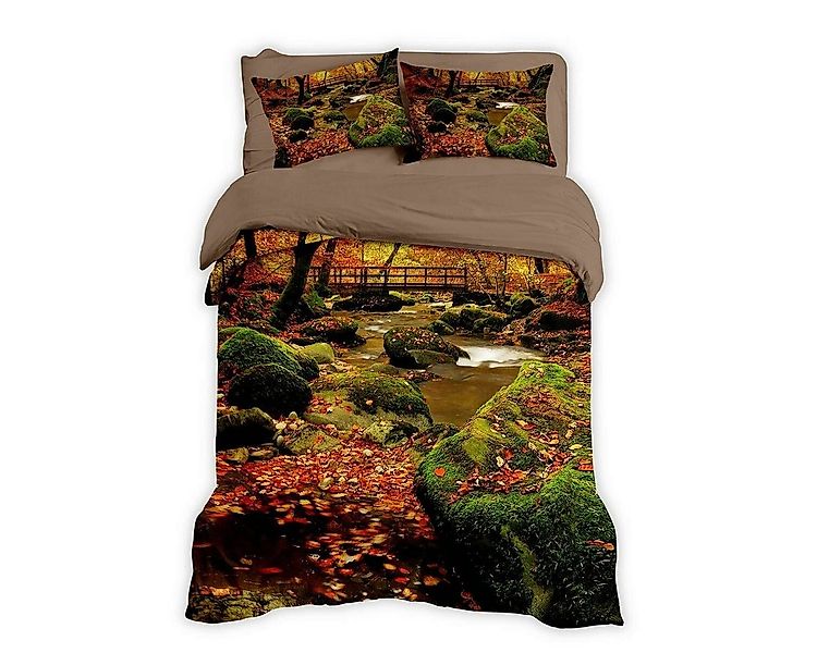 TRAUMSCHLAF Bettwäsche Herbstwald, Renforce, 2 teilig, herrliches Design in günstig online kaufen
