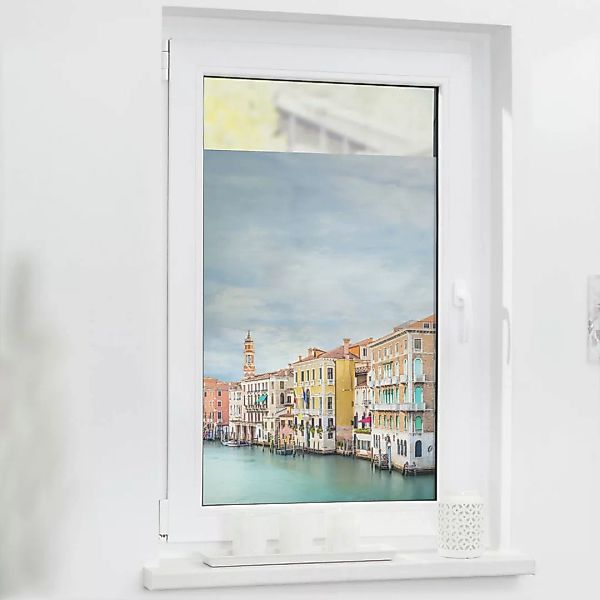 LICHTBLICK Fensterfolie Städte bunt B/L: ca. 100x180 cm günstig online kaufen
