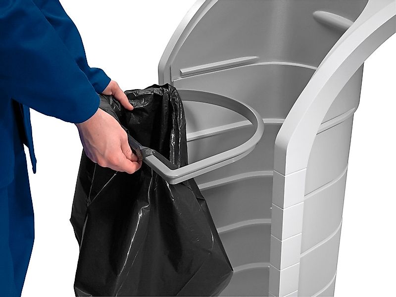 Hailo "ProfiLine WSB Design XXXL" 1 Behälter 120 Liter, grau, Wertstoffsamm günstig online kaufen