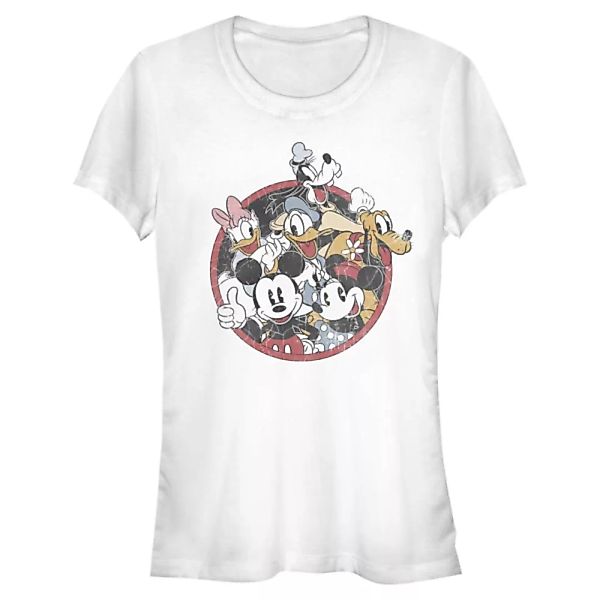Disney Classics - Micky Maus - Gruppe Retro Groupie - Frauen T-Shirt günstig online kaufen