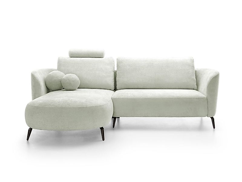 Goldstoff Ecksofa Zenit – L-Form Sofa günstig online kaufen