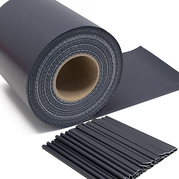 M MERCEO Sichtschutzelement, 50m Zaun Sichtschutz-Streifen/PVC günstig online kaufen