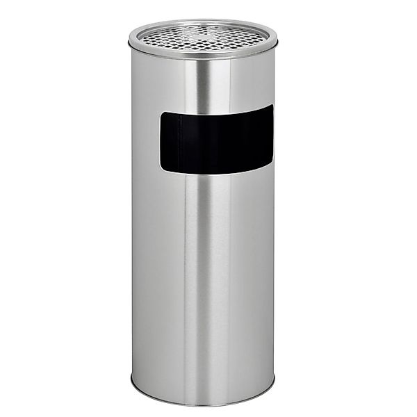 Svita 30L Standaschenbecher Eimer Aschenbecher Mülleimer Ascher 60x25cm Sil günstig online kaufen
