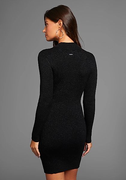 Laura Scott Strickkleid aus weichem Glitzergarn günstig online kaufen
