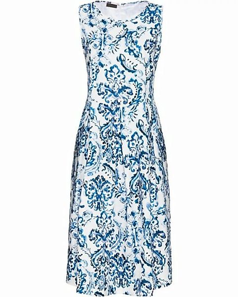 Reitmayer Midikleid Ornament-Kleid aus Leinen günstig online kaufen