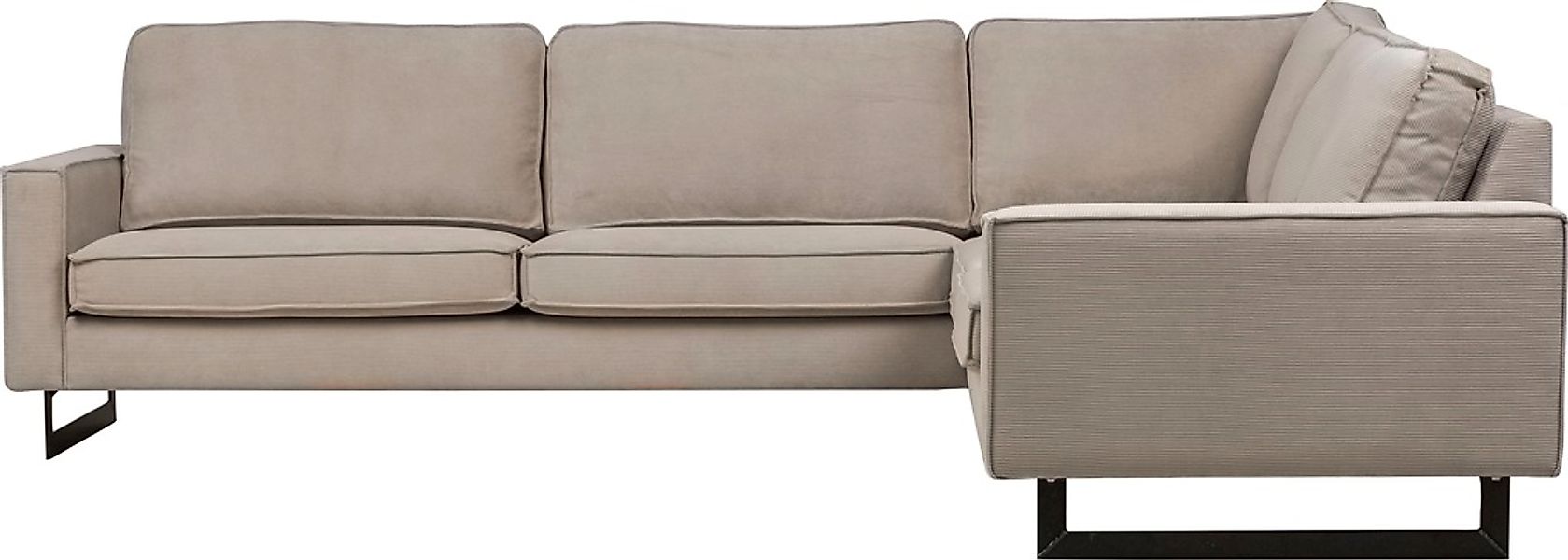 Places of Style Ecksofa »Pinto, 250/290 cm, langer Schenkel, XXL, Ottomane« günstig online kaufen