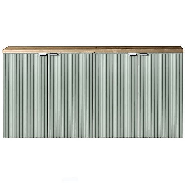 Lomadox Unterschrank NEWPORT-56-GREEN Waschtisch Doppelwaschtisch 120cm, gr günstig online kaufen