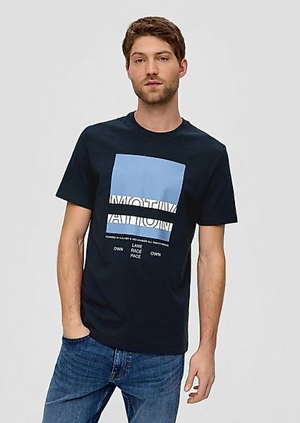 s.Oliver Kurzarmshirt T-Shirt mit Frontprint günstig online kaufen