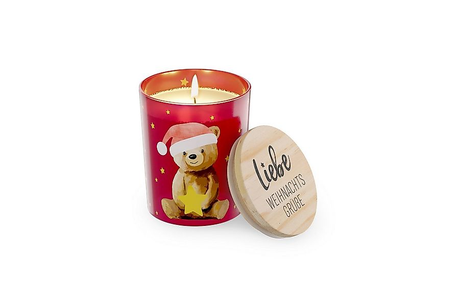 La Vida Duftkerze Kerze Duftkerze Glas mit Deckel Vanille Geschenk Weihnach günstig online kaufen