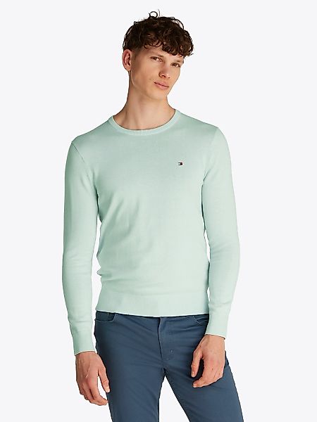 Tommy Hilfiger Rundhalspullover "ESSENTIAL COTTON CREW NECK" Crewneck Regul günstig online kaufen