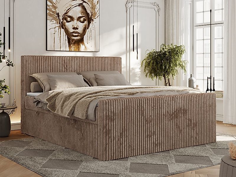 MKS MÖBEL Boxspringbett TILIANO DUO (Packung, günstig online kaufen