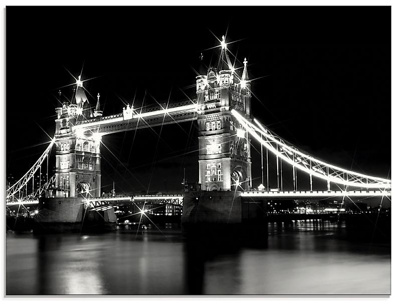 Artland Glasbild »Tower Bridge London«, Brücken, (1 St.), in verschiedenen günstig online kaufen