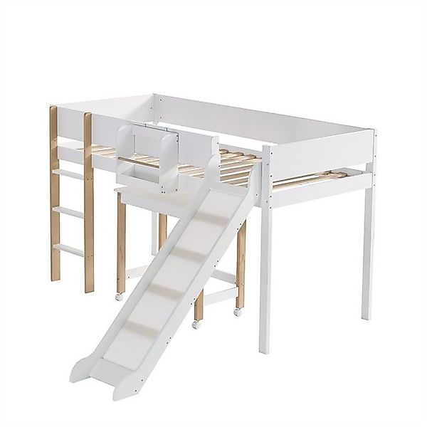Sweiko Kinderbett Gästebett,Etagenbett (Jugendbett mit Rutsche und Tisch,mi günstig online kaufen