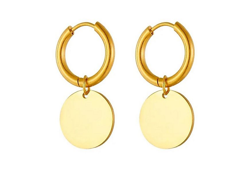 KARMA Ohrhänger-Set Creolen Damen Edelstahl – Goldene & Silberne Ohrringe m günstig online kaufen