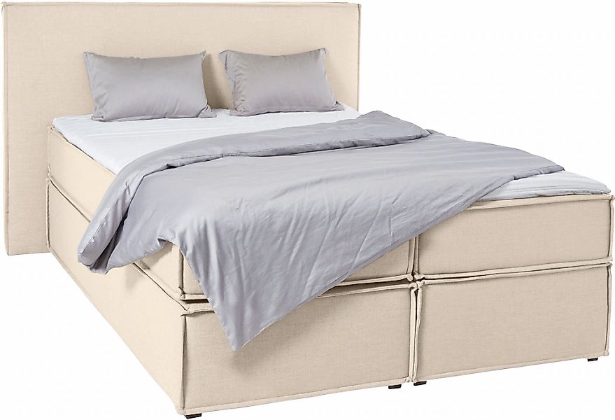 LeGer Home by Lena Gercke Boxspringbett »Yuma« incl. Topper, in 4 Breiten, günstig online kaufen