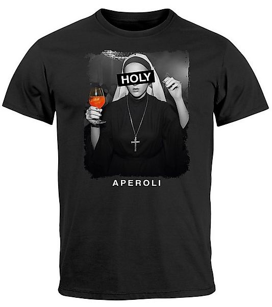 MoonWorks Print-Shirt Herren T-Shirt Holy Aperoli günstig online kaufen