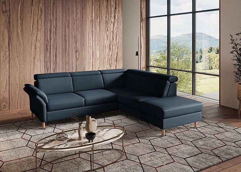 Home affaire Ecksofa »Calypso L-Form«, mit Relaxfunktion motorisch im Sofa günstig online kaufen
