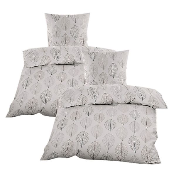 Casa Colori Bettwäsche Biber 135x200 cm mit Reißverschluss 2tlg. oder 4tlg. günstig online kaufen