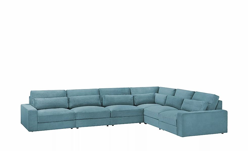 Ecksofa  Branna ¦ türkis/petrol ¦ Maße (cm): B: 412 H: 88 T: 322.0 Polsterm günstig online kaufen