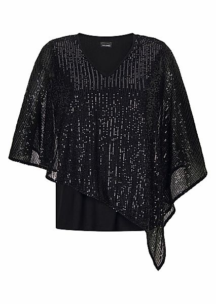 GOLDNER Kurzarmshirt "Kurzgröße Elegantes, semitransparentes Oberteil" günstig online kaufen