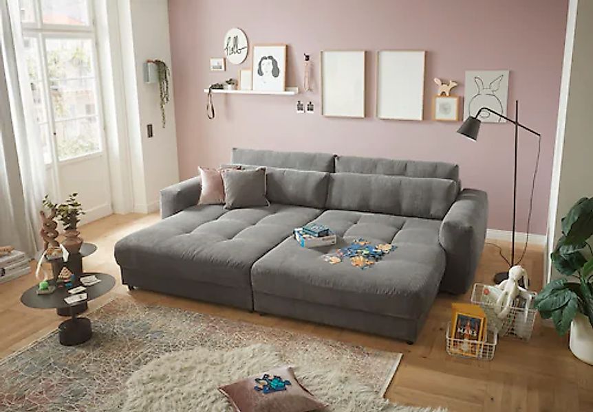 ED EXCITING DESIGN Big-Sofa »Loveseat, 2-Sitzer, Barura, Breite 292« Big-So günstig online kaufen